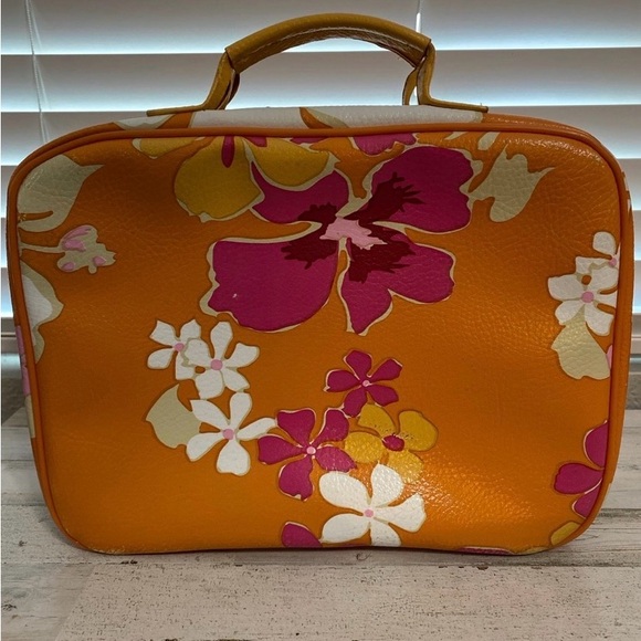 Roxy Quicksilver Floral Cosmetic Luggage Bag for Travel - Picture 3 of 12